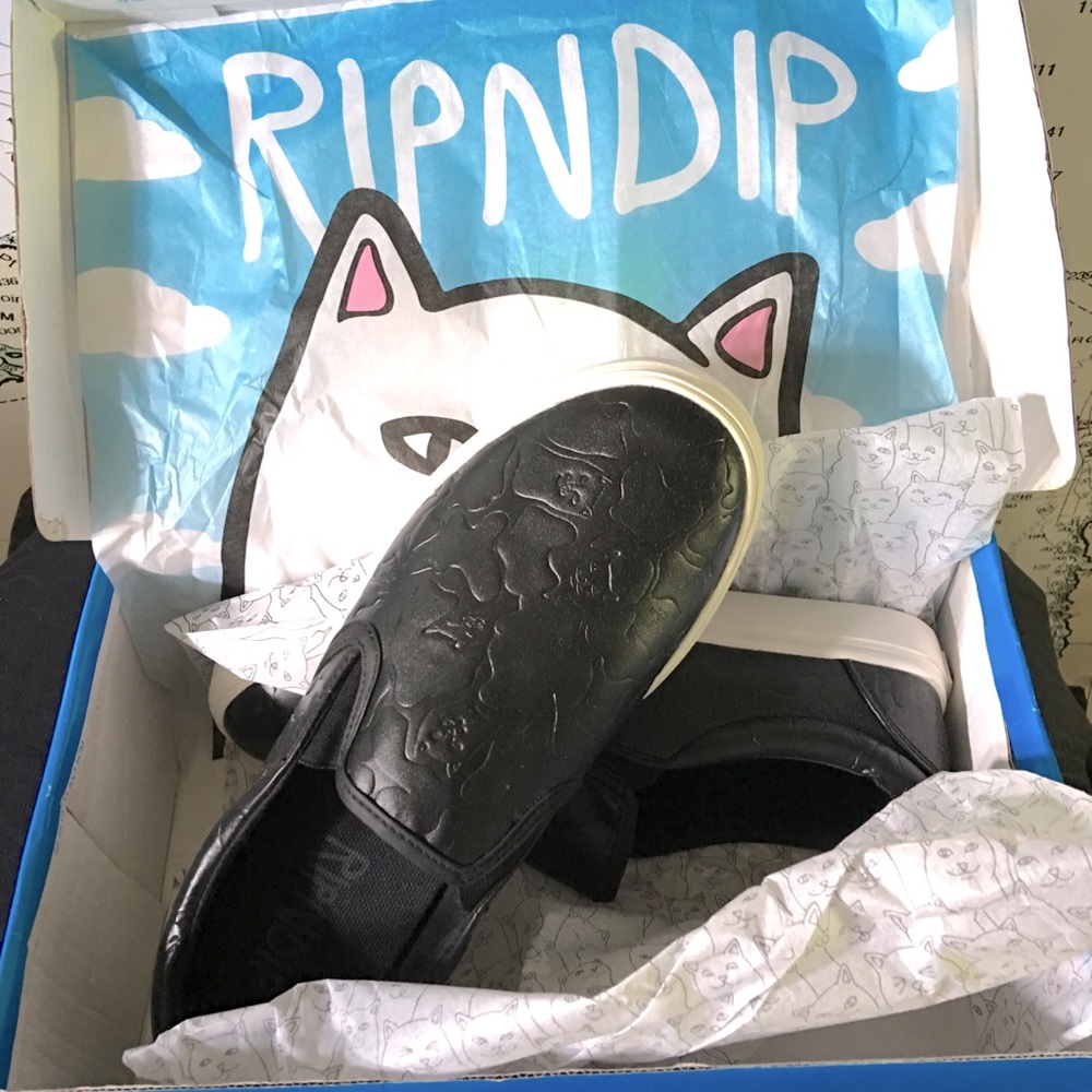 Rip N Dip Leather Slip-Ons